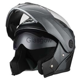 Casques de moto Nouveau Casque de Motocross rabattable Double lentille Moto Moto Capacete Casque da Motocicleta Cascos Casque Casques Racing Riding x0731