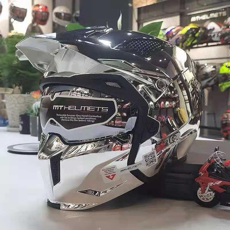 Kaski motocyklowe Nieuwe Motorhelm Full Face Helmen Modulaire Hoge Kwaliteit dot ece goedgekeurd persoonlijkheid off road Verwisselbare