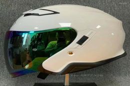 Motorcycle Helmets Open Face Shoei Jcruise II Adagio Blanco brillante Motocross Racing Motobike1496790