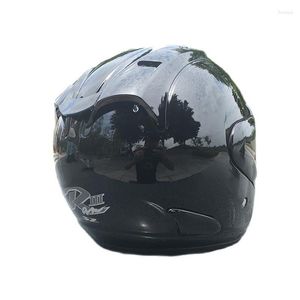Cascos de motocicleta con cara abierta material ABS Damas Casco ECE aprobado Color negro Half Men