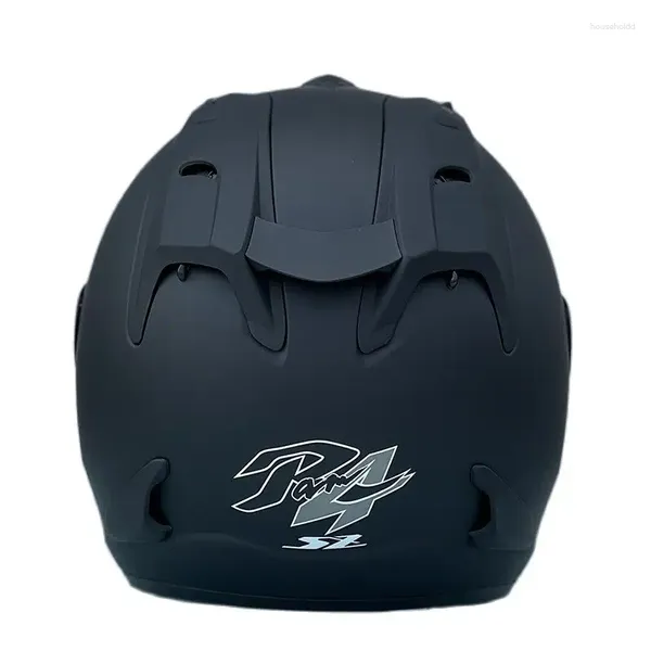 Casques de moto Ram4 Matte Noir Demi-Casque Saison d'été Racing Open Face Enfants Hommes et Femmes Casco Casque