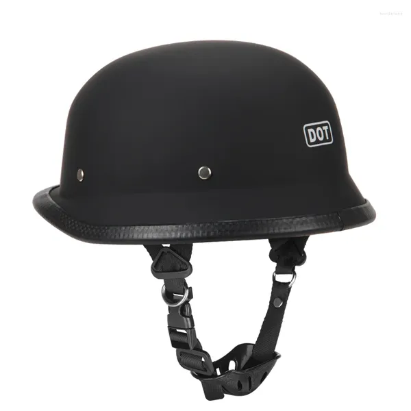 Cascos de motocicleta Casco retro Alemán Vintage Moto Dot Certificación Half Fashion Capacete de Hombres Mujeres Casco Moto1