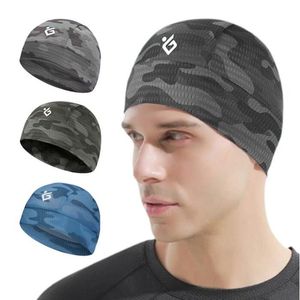 Motorfiets Helmen Riding Lining Hat Koeling Skull Cap Ademend Zacht Sweat Wicking Fietsen Running Hoeden Open Gezicht Unisex Helm Fabrieksvoorziening