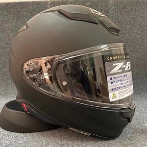 Casques de moto anneau casque intégral SHOEI Z8 MURAL TC-10 équitation Motocross course casque de moto-noir mat189W