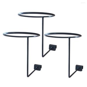 Juego de 3 cascos de motocicleta, soporte para casco, chaqueta, abrigo, ganchos de pared, organizador de entrada resistente, negro