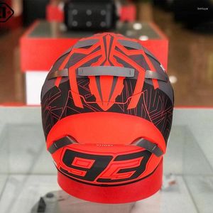 Casques de moto Shoei X-Fourteen Casque de visage complet x14 Grey Red Ant Riding Motocross Racing Motobike
