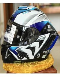 Casques de moto Shoei X14 HELMET XFOURTEEN R1 60th Anniversary Edition Bleu Bleu Full Face Racing Casco de Motocle9647853