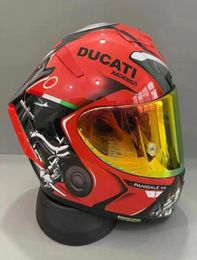 Motorhelmen Shoei X14 XSpirit III Panigale V4 Helm Custom Race Paint Volledig gezicht31293679468927