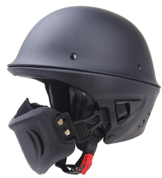 Casques de moto Style Rouge Casque Dot Multi Fonction Open Face Motobike ZR666 pour adultes 1518034