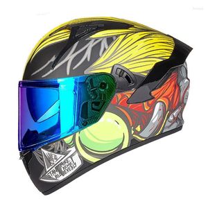 Casques de moto Subo ECE ECE MODULAL Full Face Casque Dot approuvé Motorbike Moped Street Bike Racing Crash