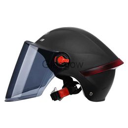 Motorhelmen Zomer Motorfiets Volwassenen Helm Veiligheid Unisex Voorruit Scooter Motor Pinlock Elektrische Motor Open Gezicht Opklapbare Road Helm x0731