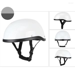 Cascos de moto Verano Vintage Montar Medio casco Cara abierta A prueba de viento Unisex Diseño simple Moto Chopper Biker Pilot