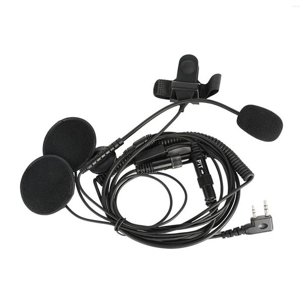 Casques de moto Radio bidirectionnelle talkie-walkie casque écouteur avec capuchon PMic pour faire de la moto