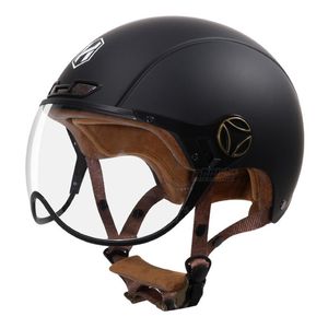 Casques de moto unisexe Vintage casque hommes visage ouvert moto rétro café motard moto équitation course Casco Capacete Motocross2713