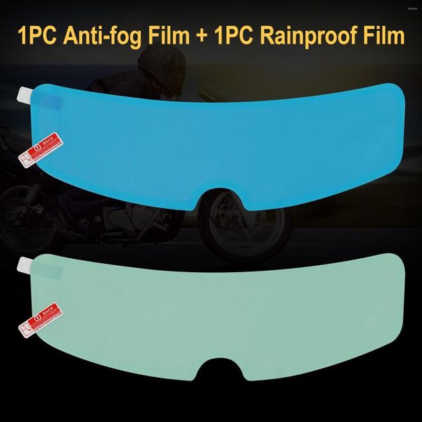 Cascos de motocicleta Universal 2 uds pegatina de coche película impermeable para espejo retrovisor lluvia