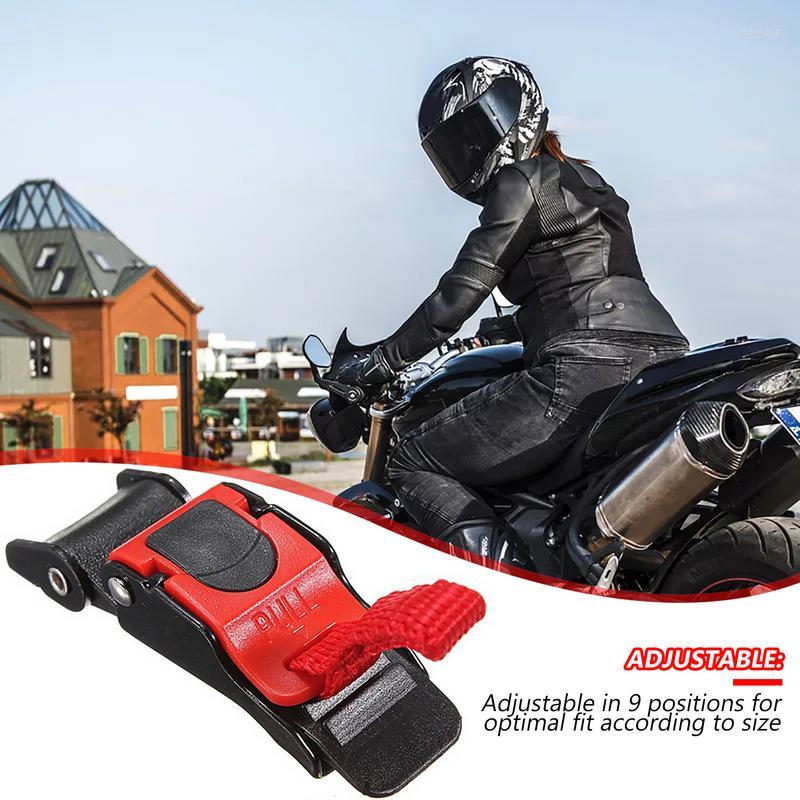 Caschi da moto Fibbia universale per elmo Casco da bici Fibbie in plastica Cinturino sottogola per moto Sgancio rapido Robusto