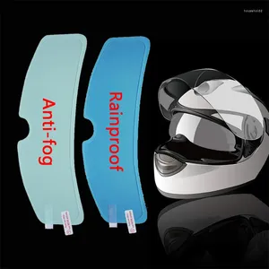 Casques de moto Casque universel Film anti-buée Lentille anti-pluie pour visière Accessoires de course automobile résistant au brouillard