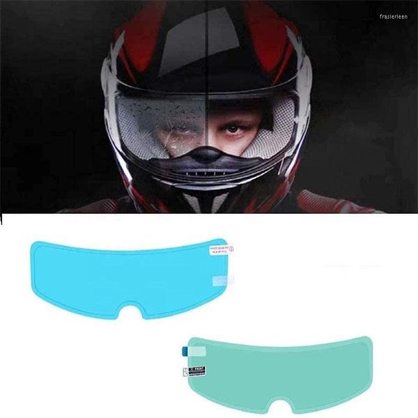 Casques de moto Casque universel clair Film anti-pluie et anti-buée Durable Nano Manteau Autocollant Sécurité Conduite Accessoires