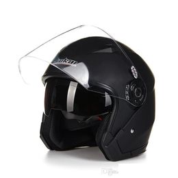 Casques de moto Casque à double objectif vintage Casque Open Face Capacete Para MotoCicleta Cascos Moto Racing Helm2304680 Drop livraison AUT DH2HP