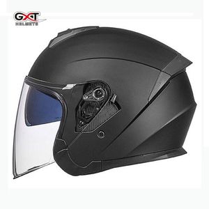 Motorfiets helmen winter dubbele vizier dirt biker helm gxt 703 mannen elektrische moto fiets scooter motorcross veiligheid accessoires kopstuk