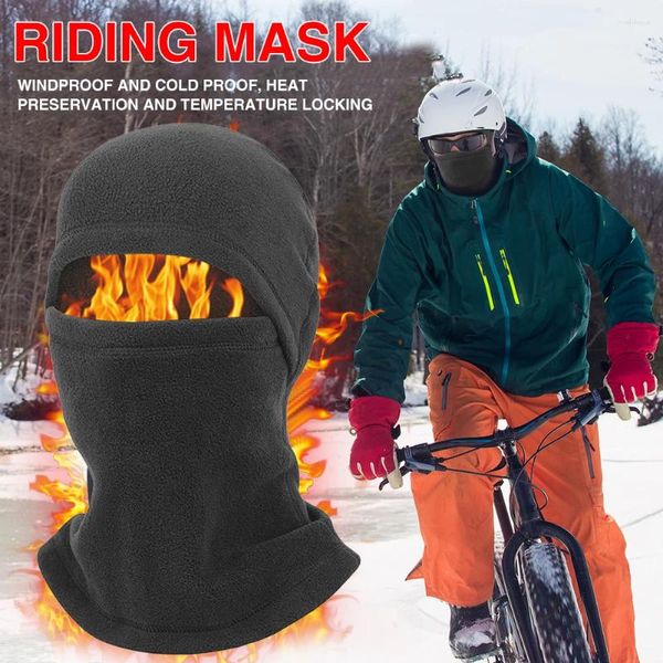 Casques de moto chapeau de corail polaire hiver