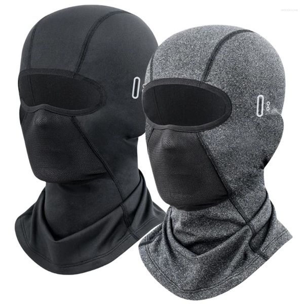 Cascos de motocicleta Gorro de ciclismo cálido para invierno, transpirable, para deportes al aire libre, protector para todo el rostro, bufanda, sombreros para bicicleta, escalada, pesca, patinaje