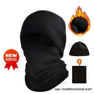 Casques de moto hiver chaud tactique cagoule masque facial polaire cache-cou thermique couvre-chef militaire écharpe casquettes de Ski