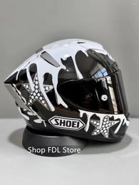 Casques de moto X-Fourteen Casque complet de visage X-Spirit III Mori TC-5 Solide Sports Sports Bike Racing