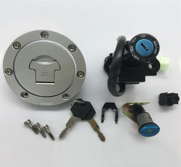 Interruptor de encendido de motocicleta, tapa de combustible, juego de cerradura y llave de asiento para Honda CBR600RR 20032006 CBR900954RR 20002003 CBR1000RR 200420078482334