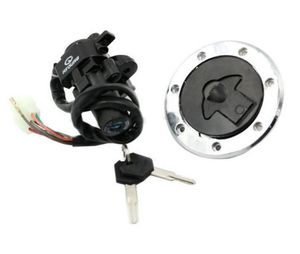 Interruptor de encendido de motocicleta, tapa de tanque de combustible y aceite, llave de bloqueo para Kawasaki Ninja ZX7RR ZX750 19961997 ZR400 Xanthus 199219958726477