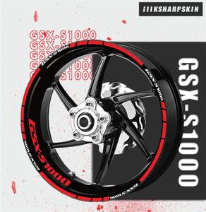 Motorfiets binnenringstreep Zonnebrandstickers Wielreflecterende logo's en stickers beschermende film 20 pc's voor Suzuki GSXS1000 GSXS2317144