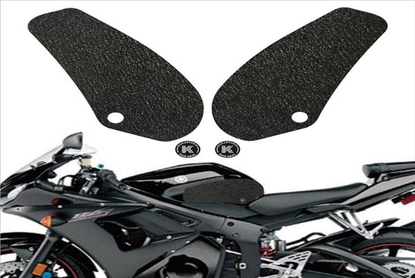 Autocollants de protection des genoux de moto, tampon de traction pour réservoir de carburant givré, autocollants imperméables pour YAMAHA 20032005 YZFR6 YZFR65972361