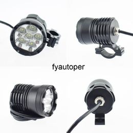 Faro LED para motocicleta, 12v, 60w, 6000K, focos para Moto, Lámpara de trabajo auxiliar para coche, foco para motocicleta, luces antiniebla, faro DRL