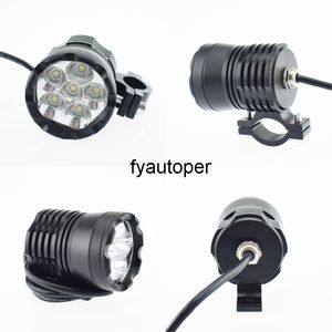 Motorfiets LED Koplamp 12V 60W 6000K Moto Spotlights Auto Auxiliary Werklamp Motorbike Spotlight Mistlichten Koplamp DRL