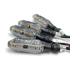 motorfiets verlichting 12 led motorfiets knipperlichten water stromende indicator pijl knipperlichten waterdicht voor honda yamaha hayabusa cafe racer x0728