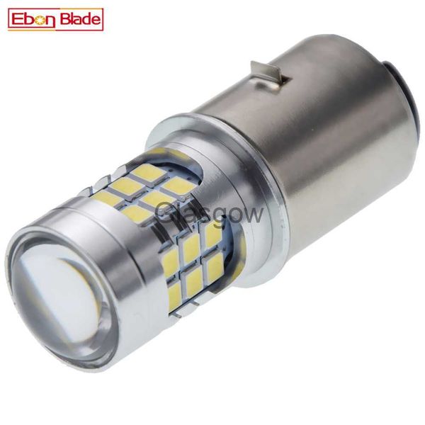 Éclairage de moto 1 pièces 6V 12V BA20D LED ampoule de phare de moto 900LM 6500K Moto lumière 3030 puce feux de croisement H6 Scooter Motobike lampe frontale x0728