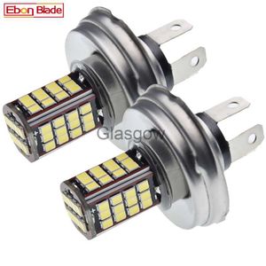 Éclairage de moto 2 pièces DC 6V 1030V P45T 2835 LED ampoule de phare de moto blanc 6000K Moto Bixenon HiLo faisceau lumière Scooter moto lampe frontale x0728