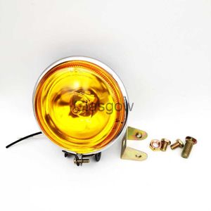 Motorfiets Verlichting 3 Inch Werklamp 12V 55W DRL Ronde Auto Mistlamp Dagrijverlichting Geel x0728