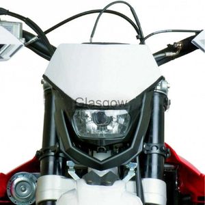 Moto Éclairage 50 VENTES CHAUDES !!! Carénage de phare universel 12V Motocross Enduro Dirt Bike phare lampe lumière x0728