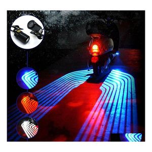 Éclairage de moto Angel Wings Projection Light Kit Underbody Courtesy Ghost Shadow Lights Néon Effet de sol Drop Delivery Mobiles Dhvti