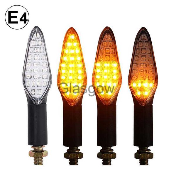 Éclairage de moto EMark Moto Clignotants E4 Moto Lumière 20LED Approuvé Moto Clignotant Construit Relais Clignotant Indicateur Étanche x0728