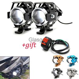 Motorfiets Verlichting Motorfiets LED Koplampen U5 Led Spotlight moto licht Fog Spots 12V Voor Kawasaki VERSYS 650 1000 300X KLZ1000 W800 Cafe x0728