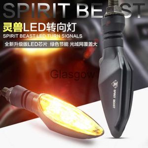 Motorcycle Lighting Spirit Beast 2PCSLOT Motorcycle de moto Signaux tournants Light Super Bright Brightproof LED GAGEING X0728