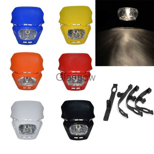 Moto Éclairage Universel Moto Phare Carénage Hors Route Motocross Enduro Phare Phare Pour MX SX EXC XCF SXF KLX WR DRZ Kawasaki x0728