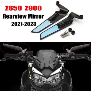 Motorverlichting Z650 Z900 Motorfiets Stealth Spiegels Windvleugel Achteruitkijkspiegel Verstelbare sportvleugelspiegels voor Kawasaki Z650 Z900 2021-2023L231225