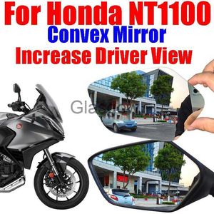 Rétroviseurs de moto pour Honda NT1100 NT 1100 accessoires de moto miroir convexe agrandir augmenter les rétroviseurs rétroviseur latéral vue Vision PartsPar x0901