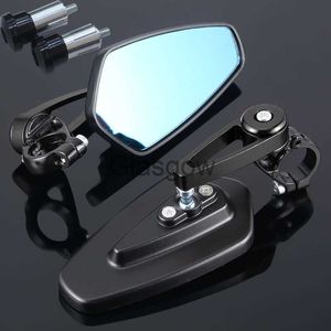 Rétroviseurs de moto pour Yamaha Pw 50 Ttr250 Fz25 Neos Dt 50 Fz8 Dragstar 650 Mt 07 Xvs 950 miroir de moto rétroviseurs latéraux d'extrémité de guidon x0901