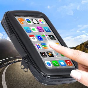 Motorfiets Mobiele Telefoon Houder voor iPhone 12 11 XS 8 7 Plus GPS Motorbevestigingsteun voor Samsung Xiaomi Huawei-smartphones