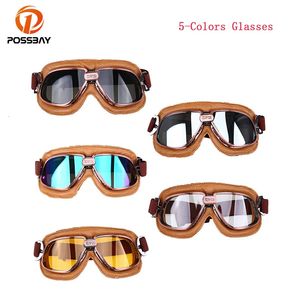 Lunettes de motocross, casque de moto rétro, lunettes de pilote, lunettes de soleil d'extérieur, lunettes de Ski, accessoires de moteur 231220