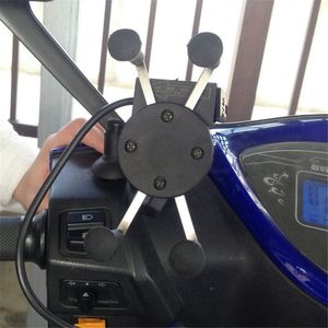 Support de montage de moto téléphone support de berceau GPS pour iPhone Cell fit vélo vélo